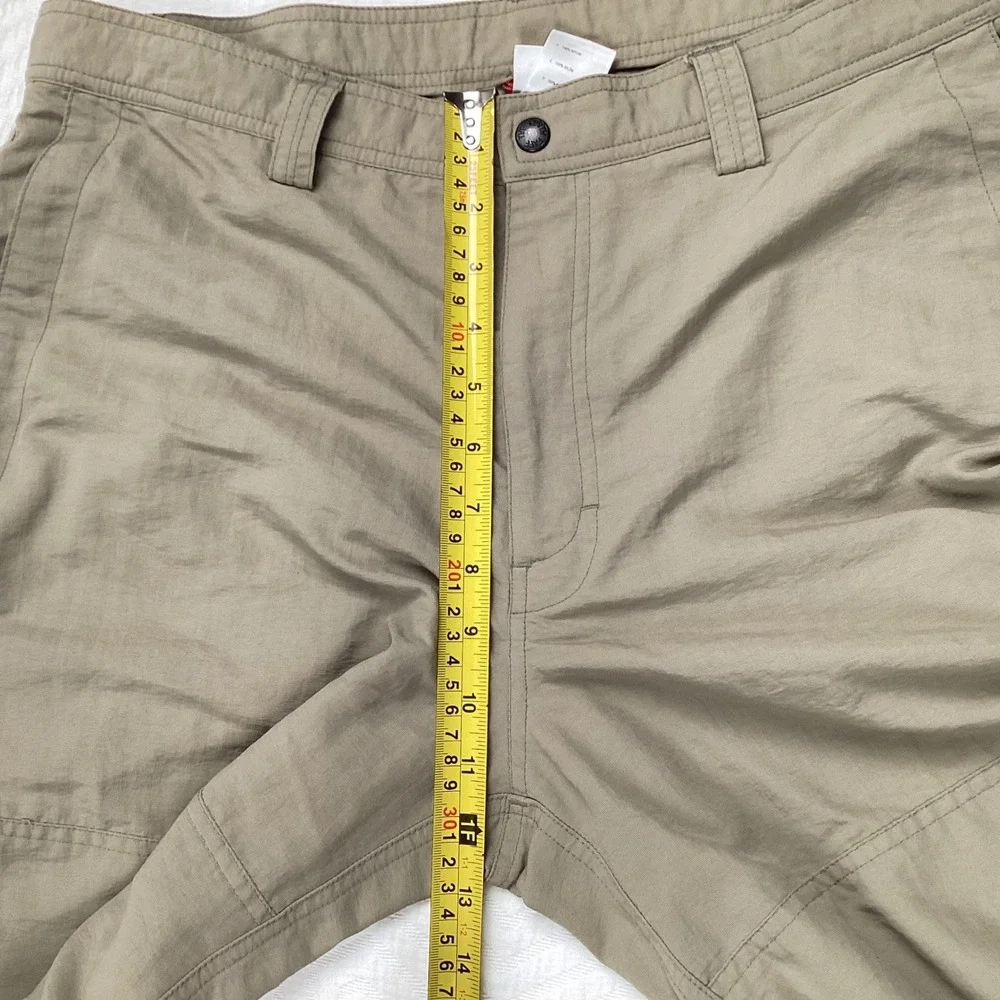The North Face Mens Khaki Nylon Outdoor Hiking Cargo Pants Size‎ 36